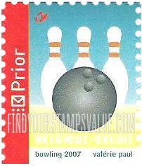 FindYourStampsValue: Bowling Ball and Pins
