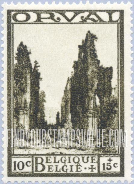 FindYourStampsValue: Semi-Postal: Ruins of Old Abbey
