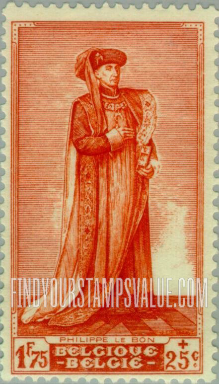 FindYourStampsValue: Semi-Postal, Portrait: Philip the Good