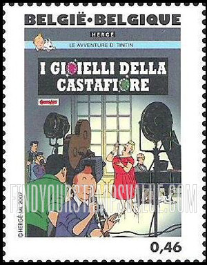 FindYourStampsValue: The Adventures of Tintin: Tintin book covers translated in Italian (I Gioielli della Castafiore)