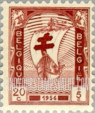 FindYourStampsValue: Semi-Postal: Ship with Cross