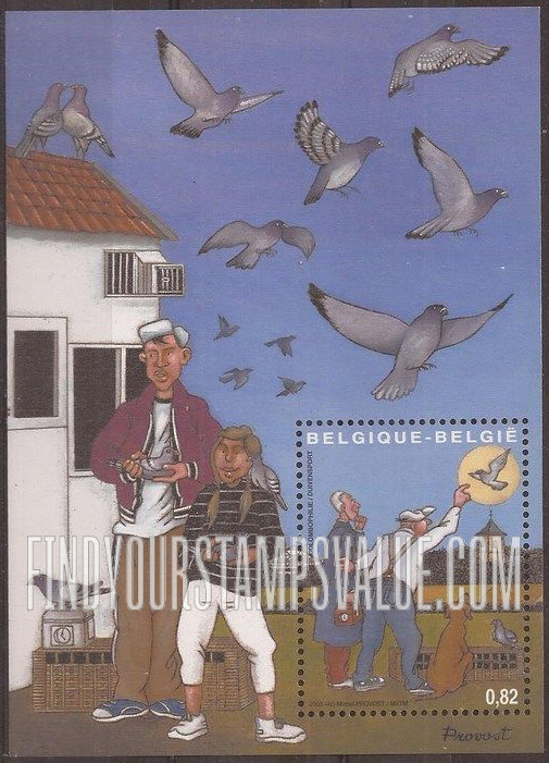 FindYourStampsValue: Traditional Sports: Pigeon racing