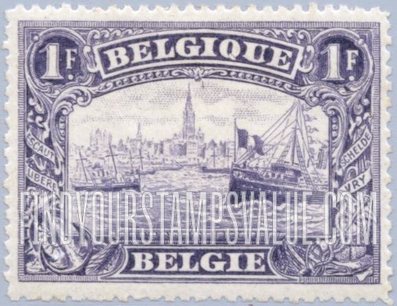 FindYourStampsValue: Scheldt River at Antwerp