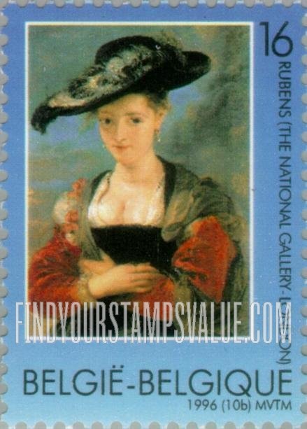 FindYourStampsValue: Paintings from National Gallery, London: Susanna Fourment, by Peter Paul Rubens (1577-1640)