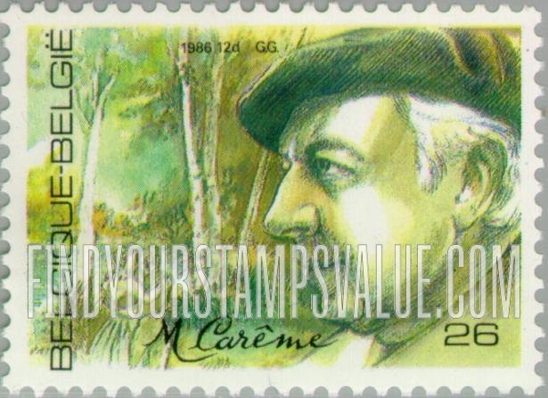FindYourStampsValue: Famous Men: Maurice Careme, poet