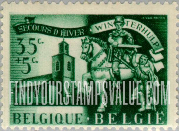 FindYourStampsValue: Semi-Postal: St. Martin Church, Dion-le-Val