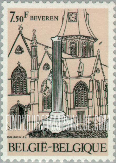 FindYourStampsValue: Tourism: Beveren Pillory