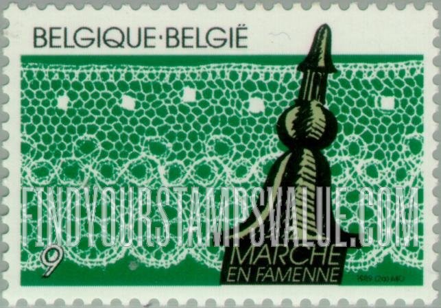 FindYourStampsValue: Lace: Marche-en-Famenne