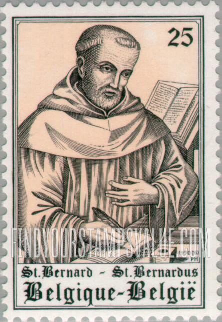 FindYourStampsValue: St. Bernard, 900th Birth Anniversary