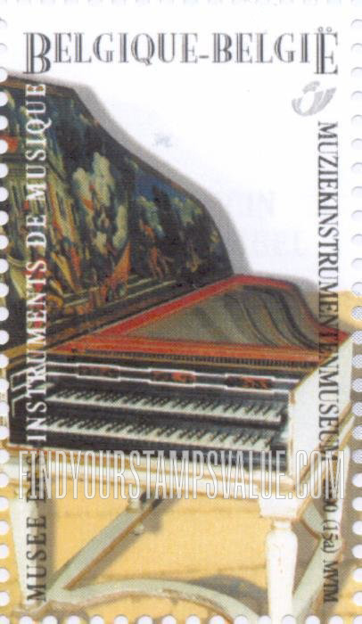 FindYourStampsValue: Opening of Musical Instrument Museum, Brussels: Harpsichord