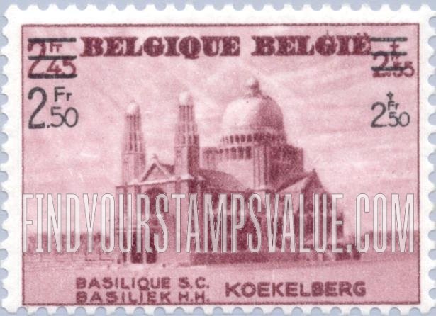 FindYourStampsValue: Semi-Postal: Basilica of Koekelberg