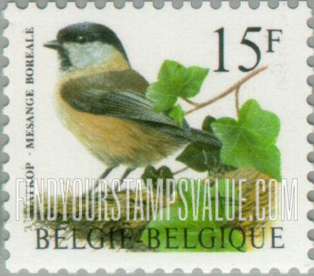 FindYourStampsValue: Bird: Mesange boreale