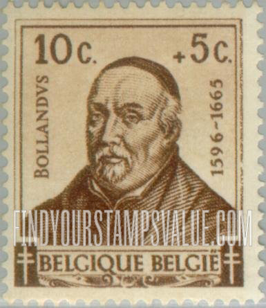 FindYourStampsValue: Semi-Postal: Jean Bollandus