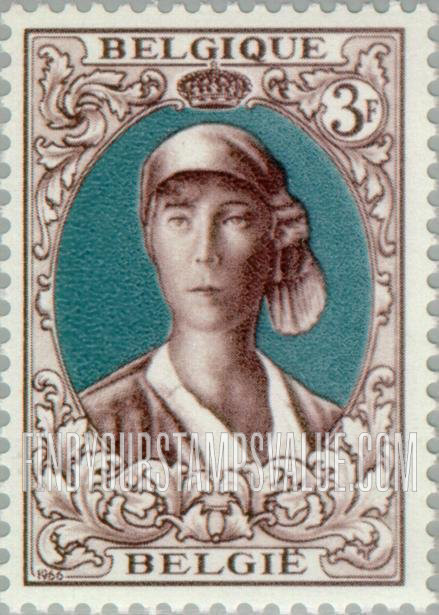 FindYourStampsValue: Semi-Postal: Queen Elisabeth