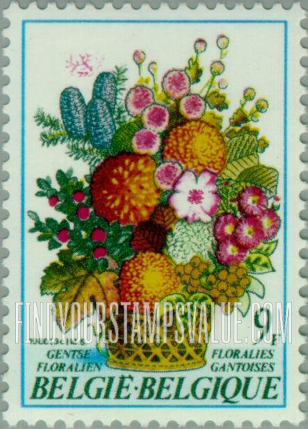 FindYourStampsValue: Ghent Flower Show, April 19-27: Autumn flowers