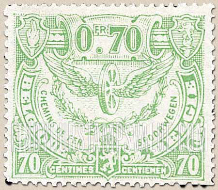 FindYourStampsValue: Parcel Post and Railway: Winged Wheel