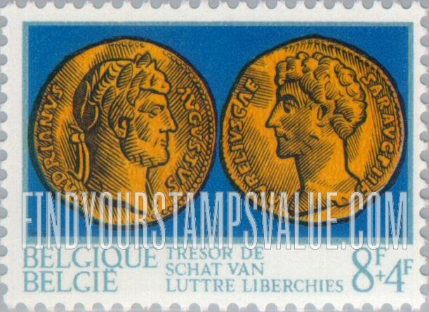 FindYourStampsValue: Semi-Postal: Hadrian and Marcus Aurelius Coins
