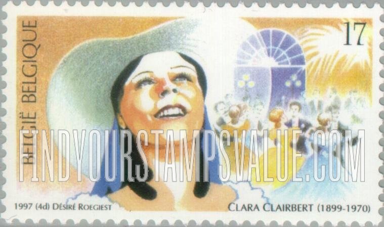 FindYourStampsValue: Opera at Theatre Royal de la Monnaie, Brussels: Clara Clairbert (1899-1970), soprano
