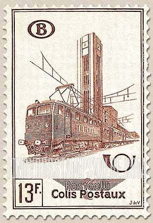 FindYourStampsValue: Parcel Post and Railway: Electric Train