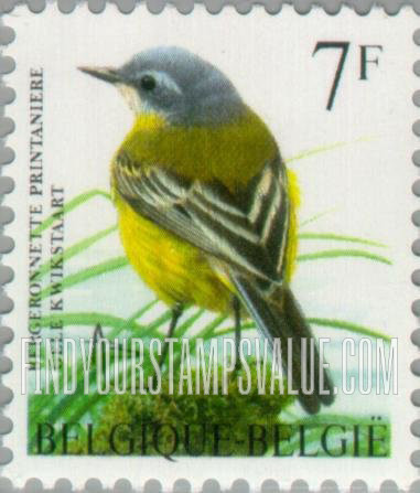 FindYourStampsValue: Bird: Bergeronnette printaniere