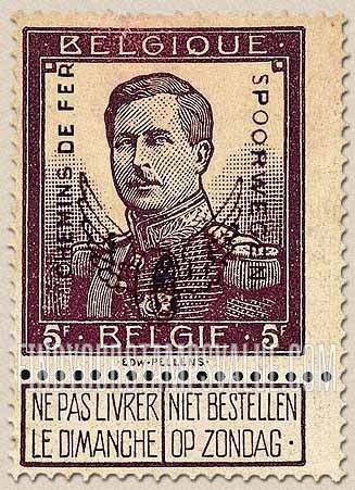FindYourStampsValue: Parcel Post and Railway: King Albert I