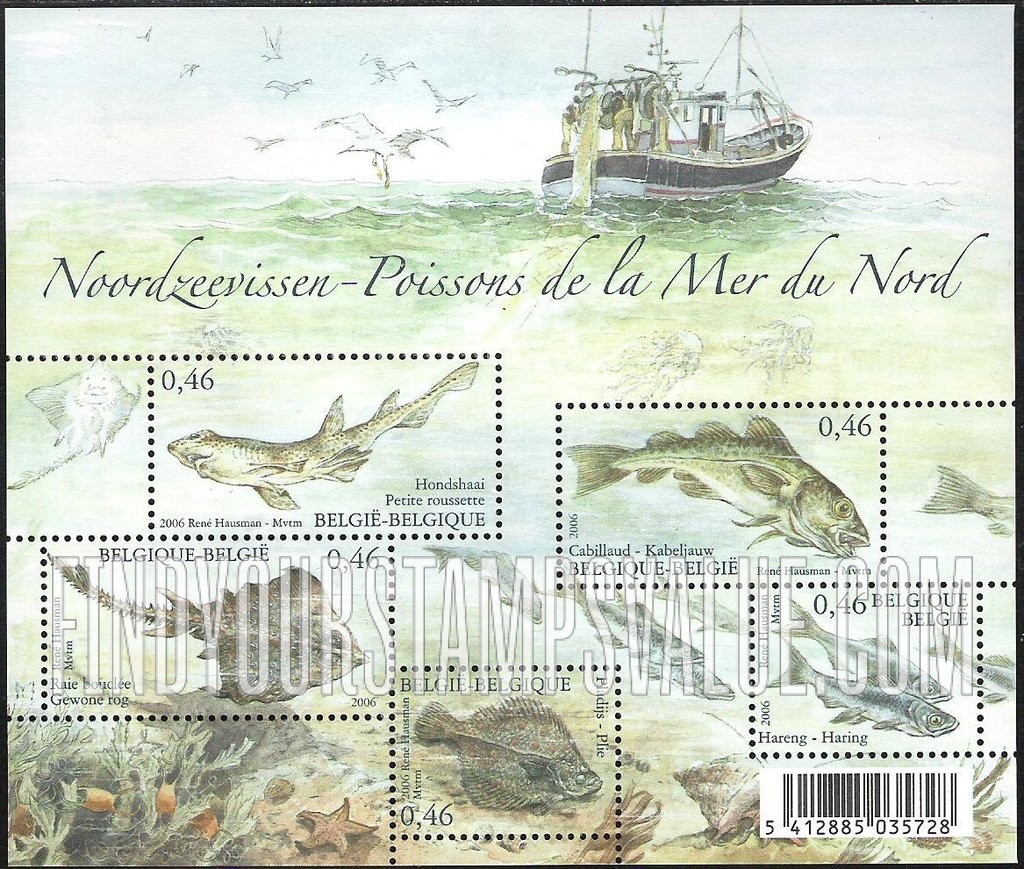 FindYourStampsValue: Fish of the North Sea
