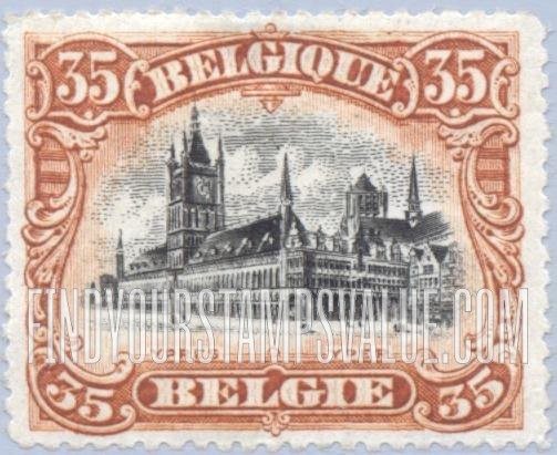FindYourStampsValue: Cloth Hall of Ypres