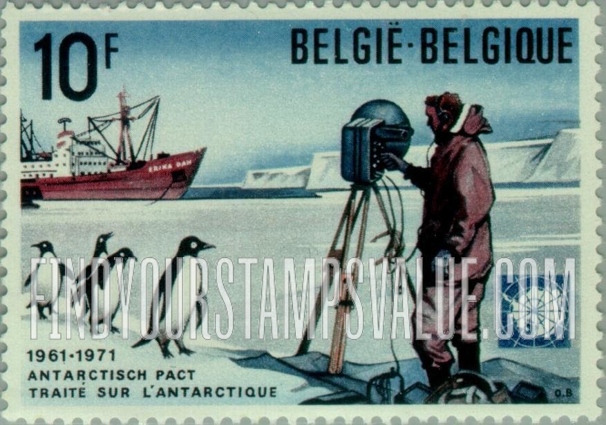 FindYourStampsValue: Antarctic Explorer, Ship and Penguins