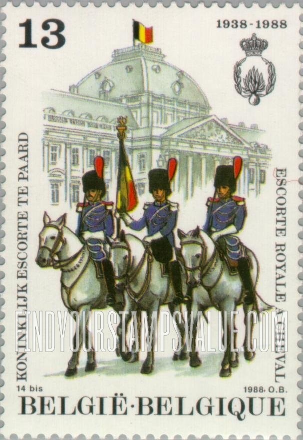 FindYourStampsValue: Royal Mounted Guard, 50th Anniversary