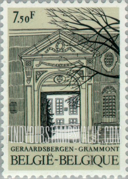 FindYourStampsValue: Tourism: Geraardsbergen Abbey entrance