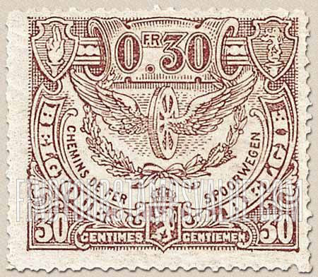 FindYourStampsValue: Parcel Post and Railway: Winged Wheel