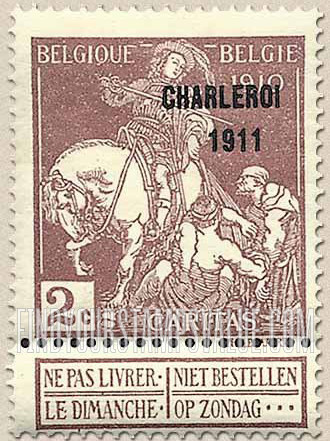 FindYourStampsValue: Semi-Postal: St. Martin of Tours Dividing His Cloak with a Beggar