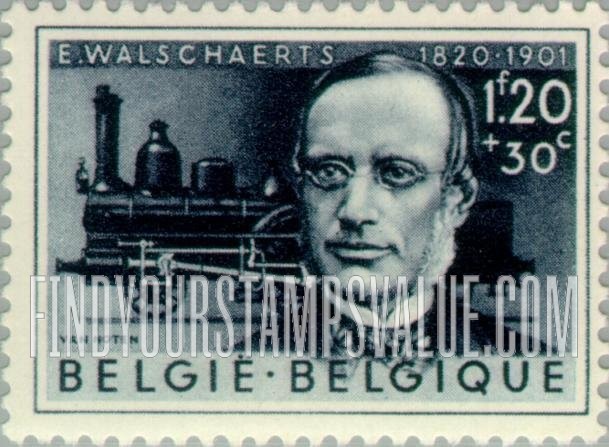 FindYourStampsValue: Semi-Postal, Portraits: Egide Walschaerts