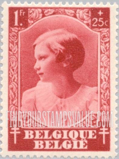 FindYourStampsValue: Semi-Postal: Princess Josephine-Charlotte