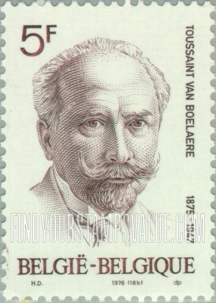 FindYourStampsValue: Fernand Victor Toussaint van Boelaere