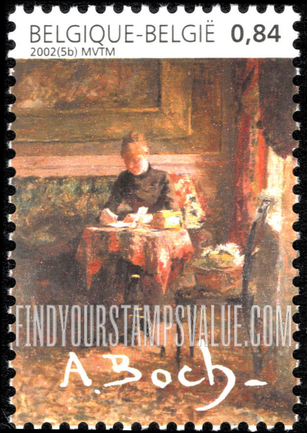 FindYourStampsValue: Anna Boch (1848-1936), Painter