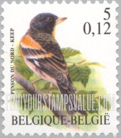 FindYourStampsValue: Bird: Pinson du nord