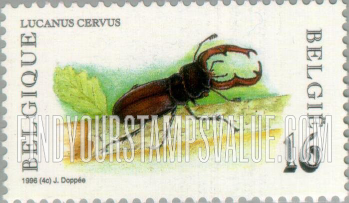 FindYourStampsValue: Insects: Lucanus cervus