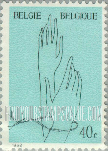 FindYourStampsValue: Hand with Barbed Wire and Freed Hand