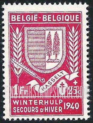 FindYourStampsValue: Semi-Postal, Arms: Hasselt