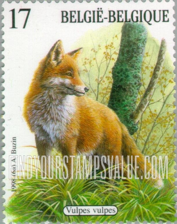 FindYourStampsValue: Wildlife: Vulpes vulpes