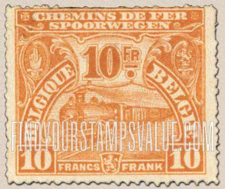 FindYourStampsValue: Parcel Post and Railway: Locomotive