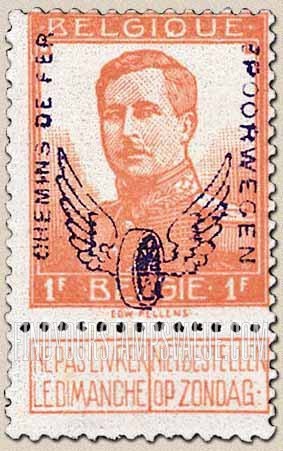 FindYourStampsValue: Parcel Post and Railway: King Albert I