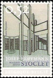FindYourStampsValue: Stoclet House, Brussels, Designed by Josef Hoffmann: Building interior
