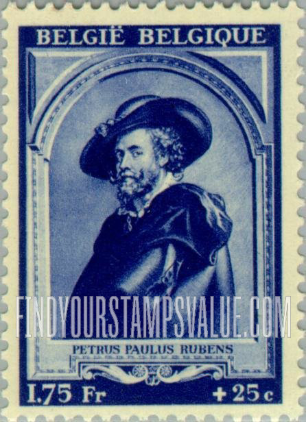 FindYourStampsValue: Semi-Postal: Peter Paul Rubens