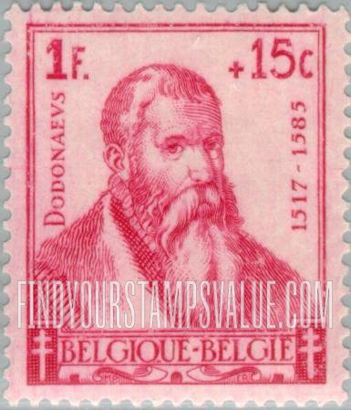 FindYourStampsValue: Semi-Postal: Rembert Dodoens