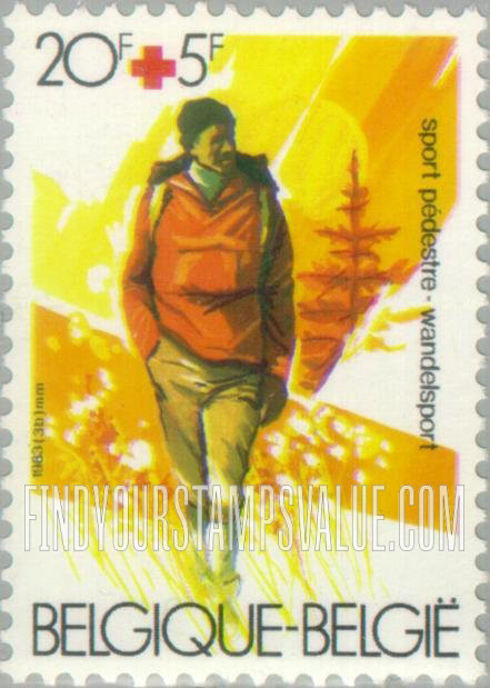 FindYourStampsValue: Semi-Postal: Hiking