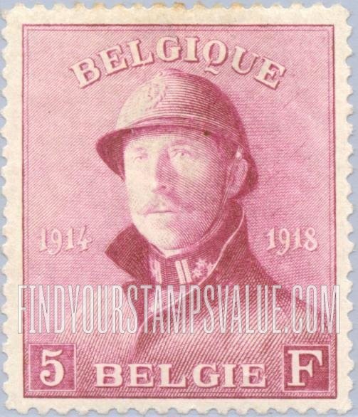 FindYourStampsValue: King Albert in Trench Helmet