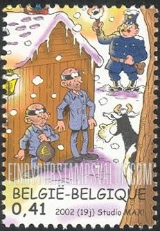 FindYourStampsValue: Christmas: Cow, policeman and burglars