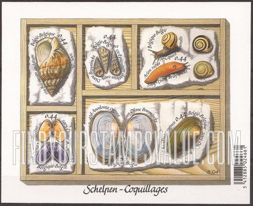 FindYourStampsValue: Shells and Snails